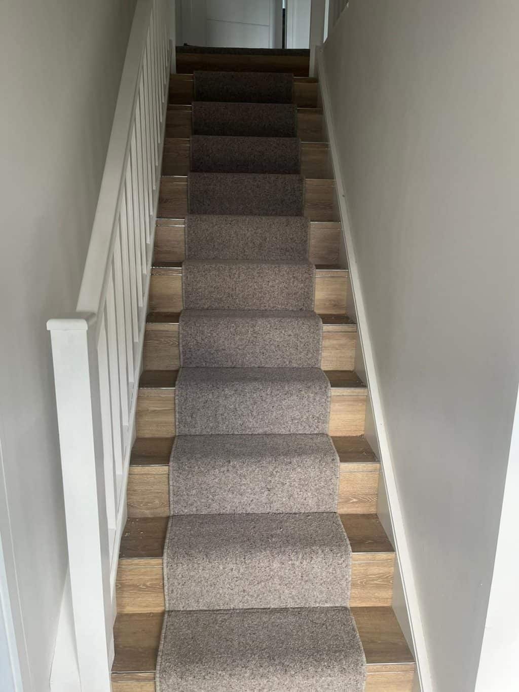 Stair Carpet Runner with Whipped Edges